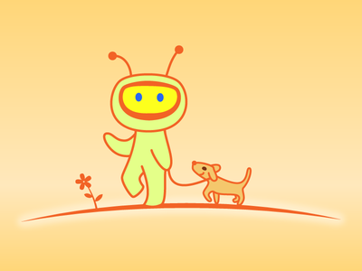 Spacebaby Vector Illustration