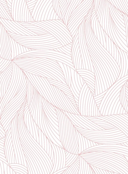 Abstract Leaves Lineart Vector