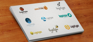 Set Of PSD Logotype Templates
