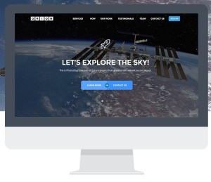 Orion PSD Website Template