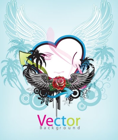 Music Art Grunge Background Vector 03