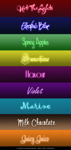 Neon Text Styles (Fonts Included)