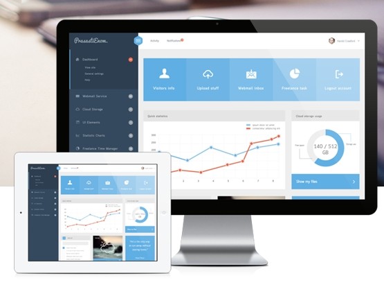 PrasastiEnom - PSD Dashboard Admin Webapp Template