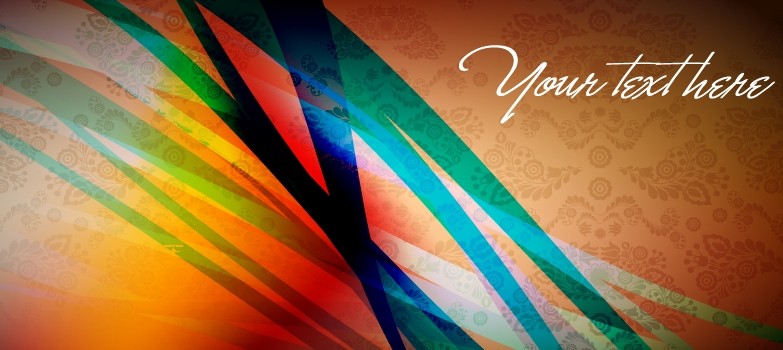 Colored Abstract Banner Design Vector 03