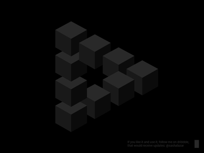 Dark Penrose Triangle PSD