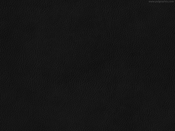 Realistic Black Leather Texture