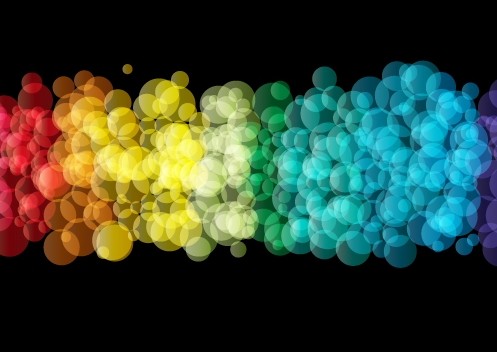 Colorful Abstract Bubbles Background Vector 01