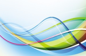 Colorful Abstract Curved Lines Background Vector 03