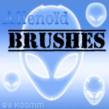 Alienoid Photoshop Brushes (ABR+PSD)