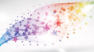 Colorful Abstract Stars Background Vector