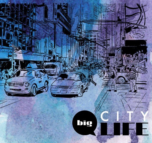 Sweet Town Vector Illustration 03