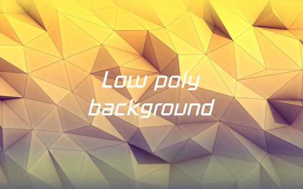 Low Poly Background Texture