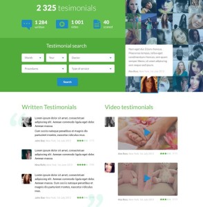 Foot Care Website Template PSD