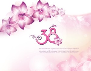 Pink Flower International Women's Day Background Vector 01