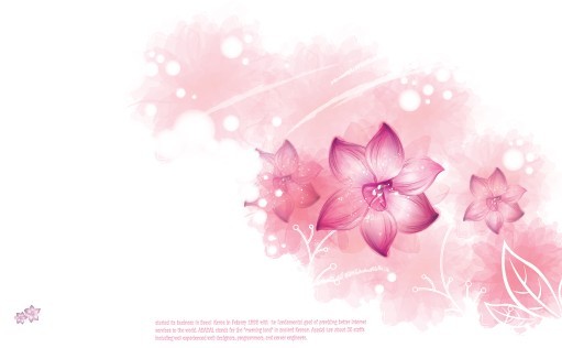 Pink Flower International Women's Day Background Vector 03