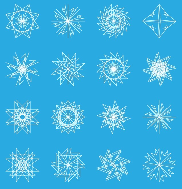 40 Random Shapes Vector