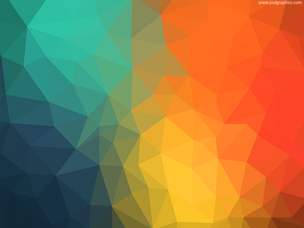 Colorful Triangles Background Texture