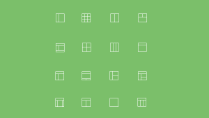 Thin Line Web Layout Icons PSD