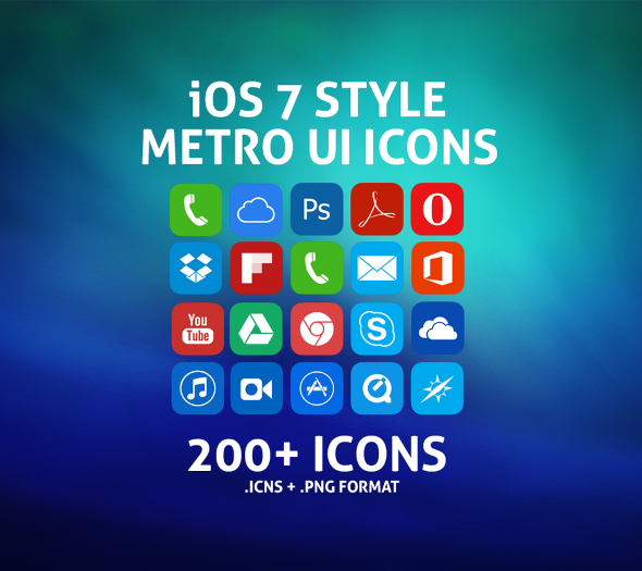 200+ Metro UI Icons