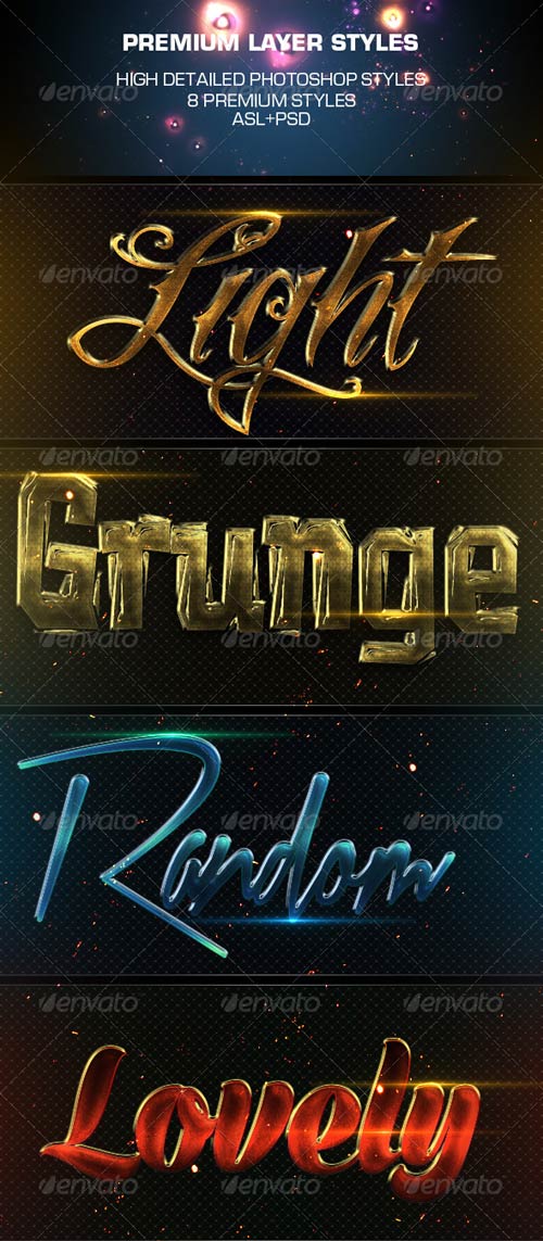 Premium Photoshop Layer Styles