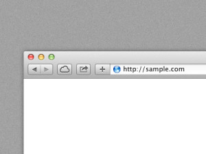 Safari Browser Template PSD