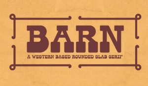 Barn Font