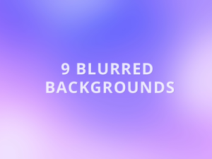 9 Blurred Backgrounds