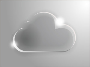 Glass Cloud Vector