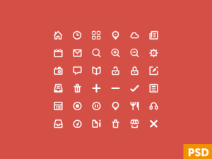 36 Vector Line Icons