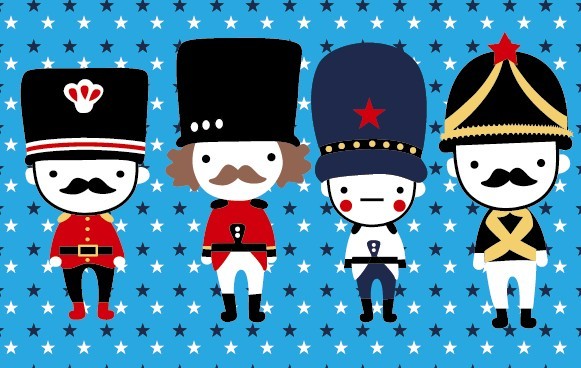 Cartoon British Soldiers