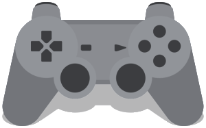 Playstation Gamepad Vector PSD