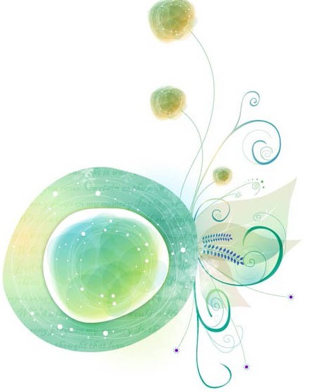 Creative Hand Drawn Watercolor Floral Vector 04