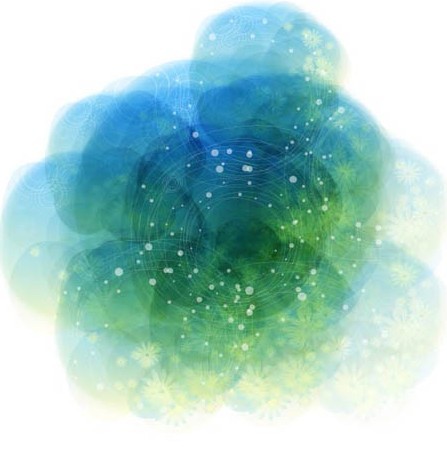 Creative Hand Drawn Watercolor Floral Vector 05