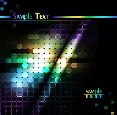 Colorful Rainbow Dots Background Vector 02