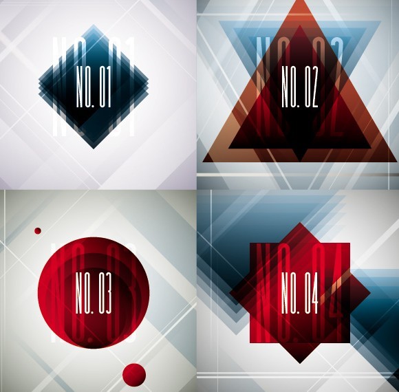 Creative Abstract Numbers Vector
