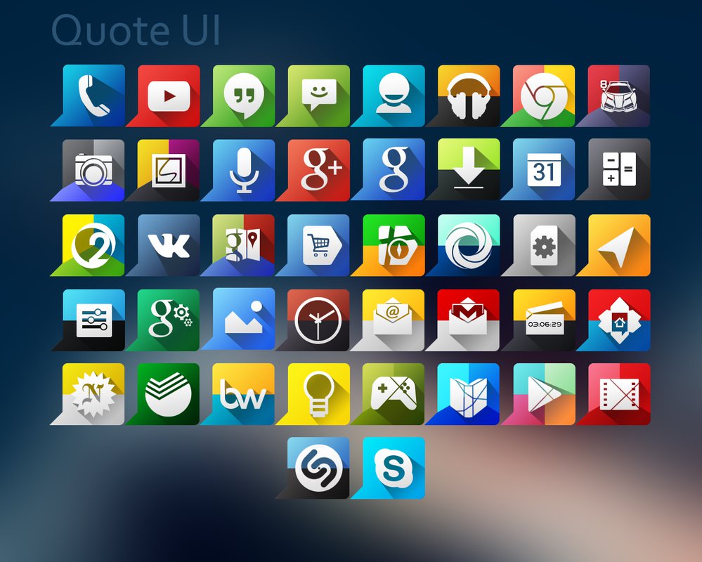 Quote UI Icon Set