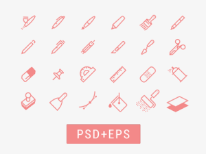 Drawing Tools Iconset