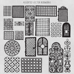 Vintage Assorted Vector Ironworks