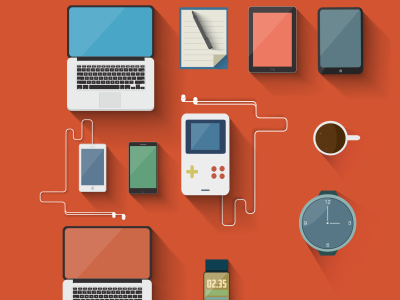 Flat Devices Vector Designs