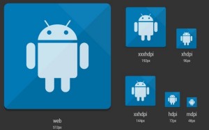 Android Launcher Icon Template PSD