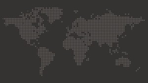 Dotted World Map Vector 01