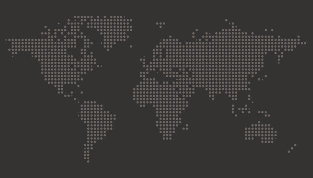 Dotted World Map Vector 01