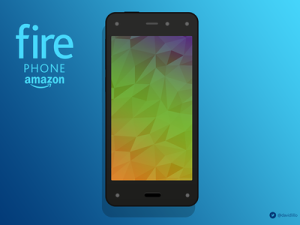 Amazon Firephone Mockup PSD