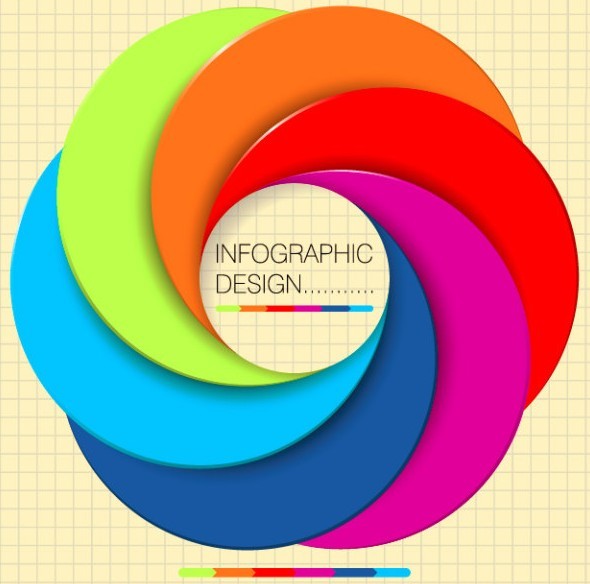 Colorful Abstract Camera Lens Vector