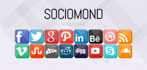 Sociomond Social Media Icon Set