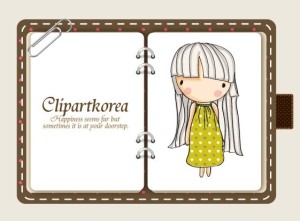 Cartoon Notebook Vector Illustration