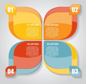 Creative Flower-Style Infographic Template Vector Vol.2