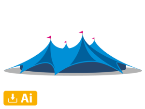 Tent Vector Illustration