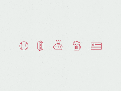 Mericana Icon Set Vector