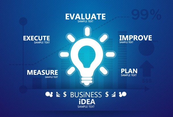 Business Idea Infographic Vector